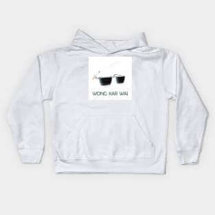 Wong Kar Wai Sunglasses and Cigarettes Kids Hoodie